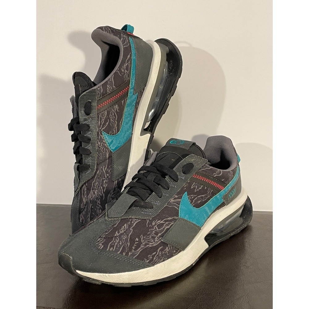 NIKE MENS SZ 10.5 AIR MAX PRE-DAY SE XXXV BLACK IRON GREY FRESH WATER DH4642-001